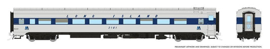 Rapido 100402 HO CC&F Lightweight Coach, Super Continental Line, Long Island Railroad #2181