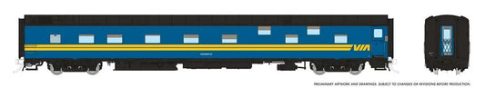Rapido 101151 HO Duplex Sleeper: VIA Rail Canada: #1129 Elmora
