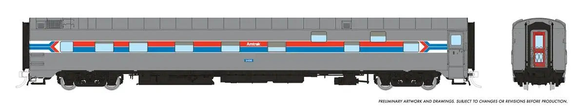 Rapido 101160 HO Duplex Sleeper: Amtrak - Phase 1: #2400