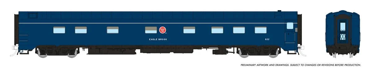 Rapido 104116 HO 10-5 Sleeper, Super Continental Line, Missouri Pacific #622 "Eagle Brook"