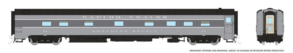 Rapido 104119 HO Scale 10-5 Sleeper Rapido Anniversary: "Northern Spirit"