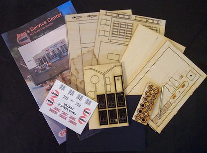 Osborn Model Kits 1045 HO Gas Station