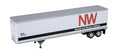 Atlas 20007839 - 45' Pines Trailer Norfolk & Western (White/Black/Red) 250069 - HO Scale