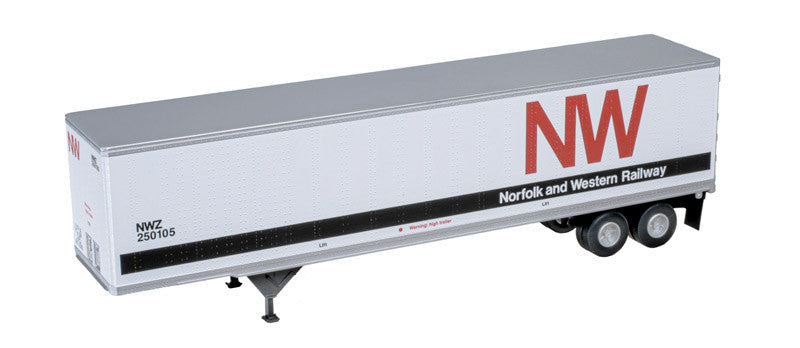 Atlas 20007839 - 45' Pines Trailer Norfolk & Western (White/Black/Red) 250069 - HO Scale