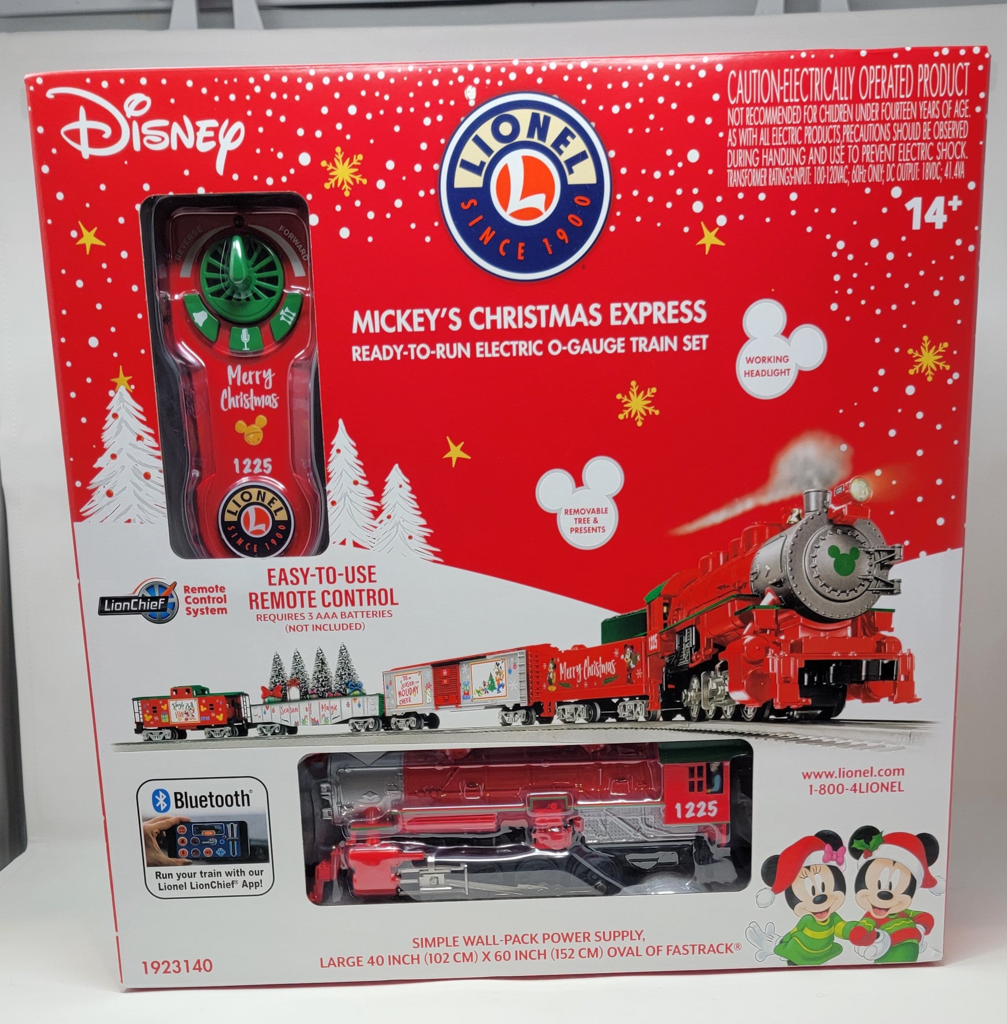 Lionel 1923140 - Disney Christmas LionChief Set w/ Bluetooth - O Scale Mickey's Express