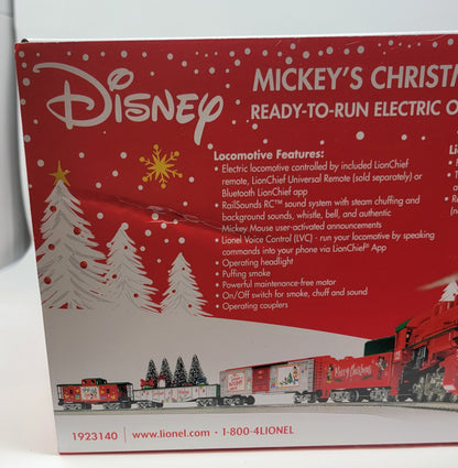 Lionel 1923140 - Disney Christmas LionChief Set w/ Bluetooth - O Scale Mickey's Express