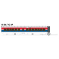 Rapido 203104 HO UAC TurboTrain Add-On Coach, Late Amtrak