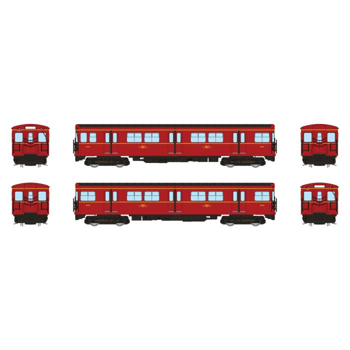 Rapido 206502, HO TTC Gloucester Subway Train, ESU LokSound DC/DCC/Sound, A-B Set #1, Includes #5034 & 5035