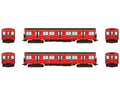 Rapido 206003 HO TTC G-Class Subway (DC/Silent): A-B Train #2: #5098+5099