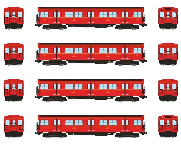 Rapido 206501 HO TTC G-Class Subway (DC/DCC/Sound): A-B-B-A Train: #5016+5217+5216+5017