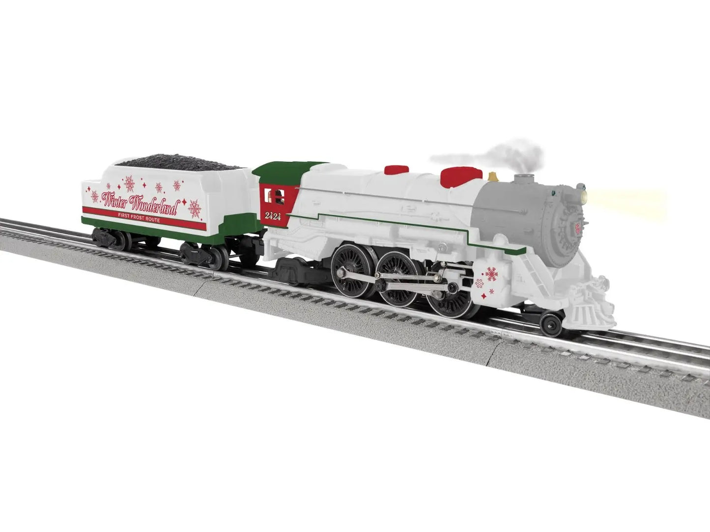 Lionel 2445090 O Winter Wonderland Christmas LionChief 2-6-2 #2424