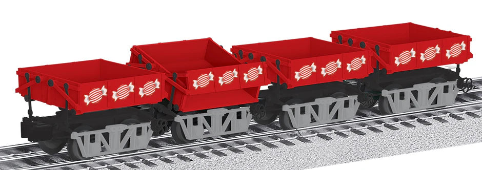 Lionel 2526630 - Disconnect Candy Dump Cars "Christmas"