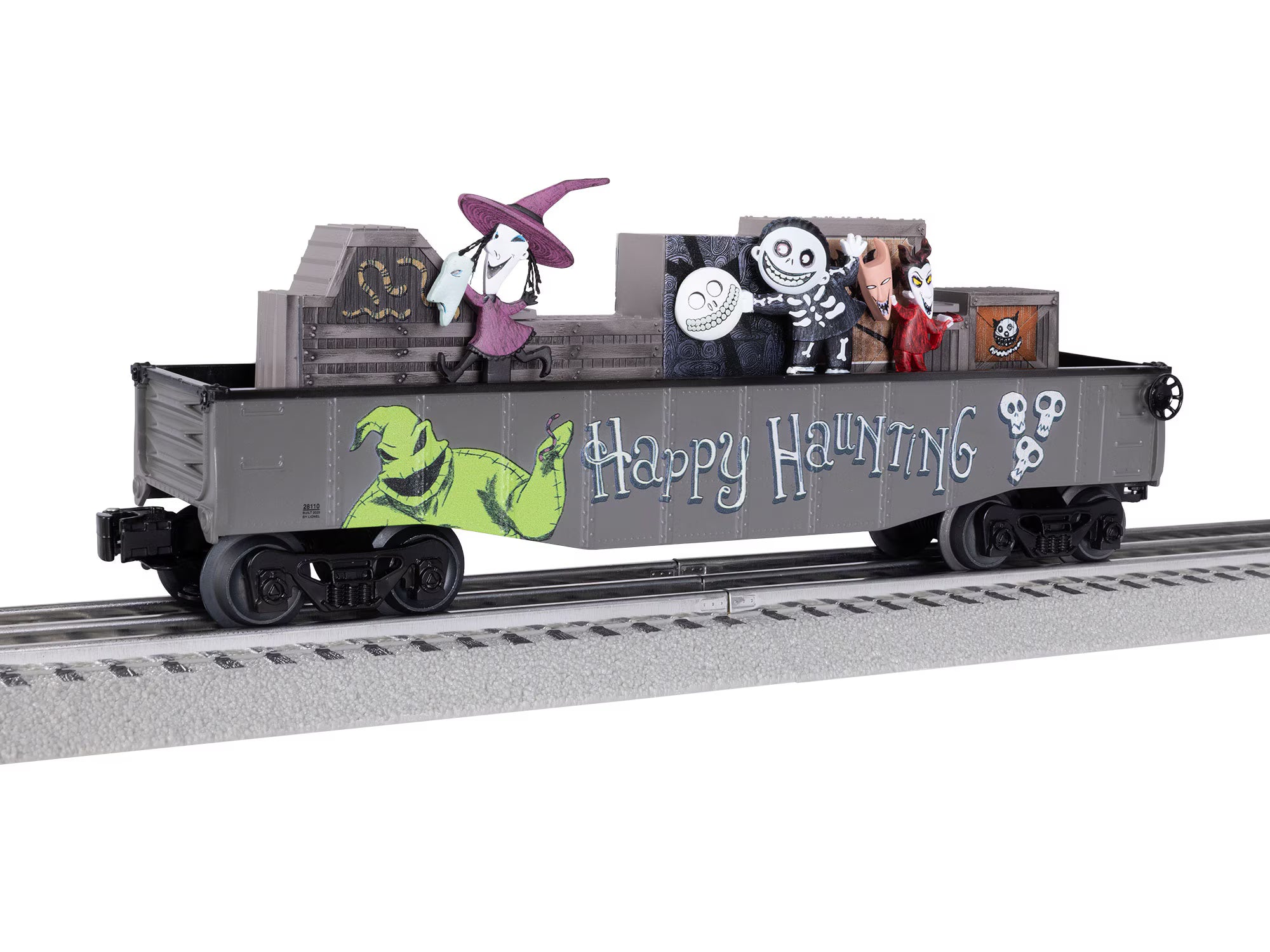 Lionel 2528110 - Nightmare Before Christmas - Chasing Gondola Car "Lock Shock & Barrel"