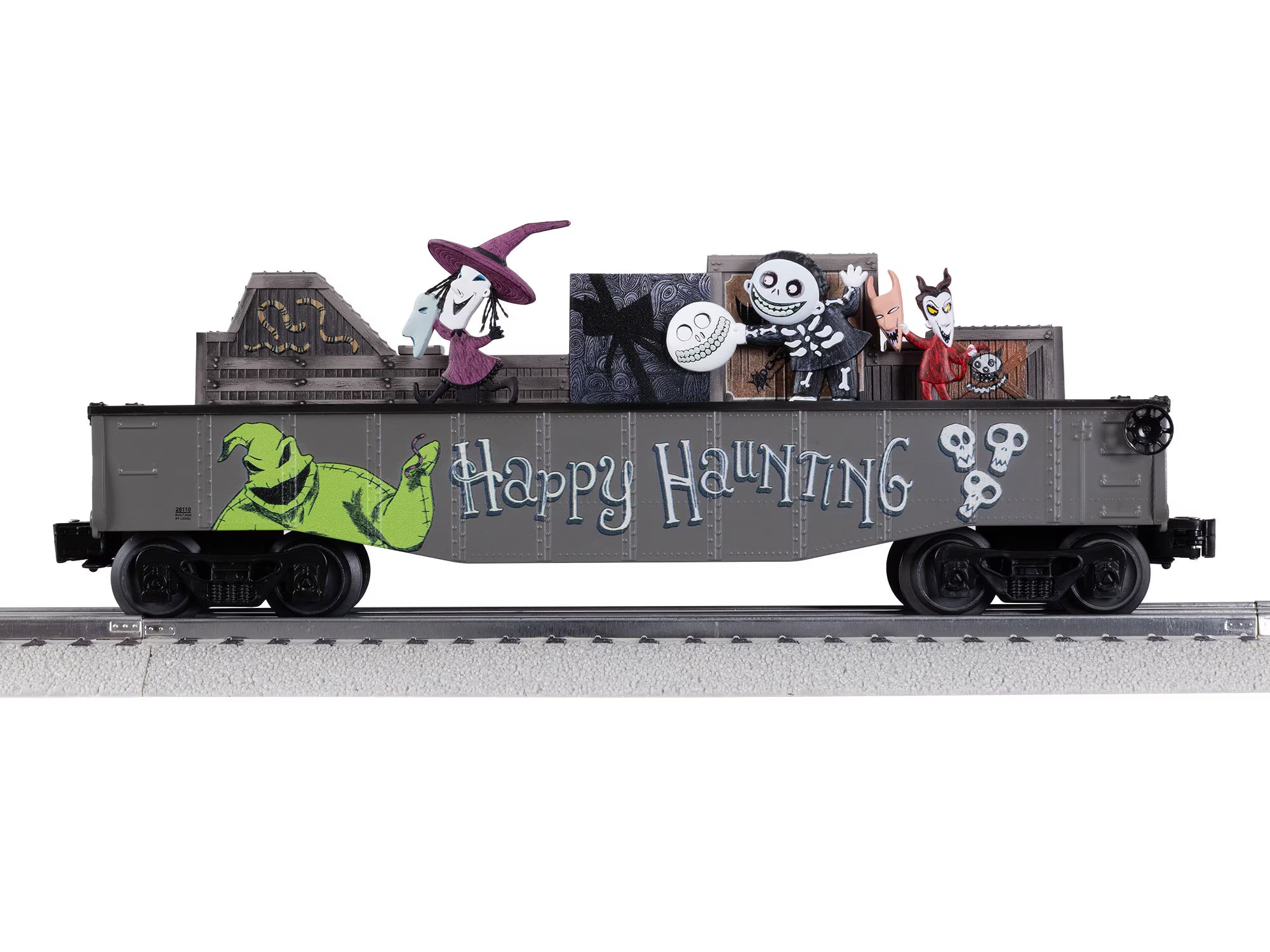 Lionel 2528110 - Nightmare Before Christmas - Chasing Gondola Car "Lock Shock & Barrel"