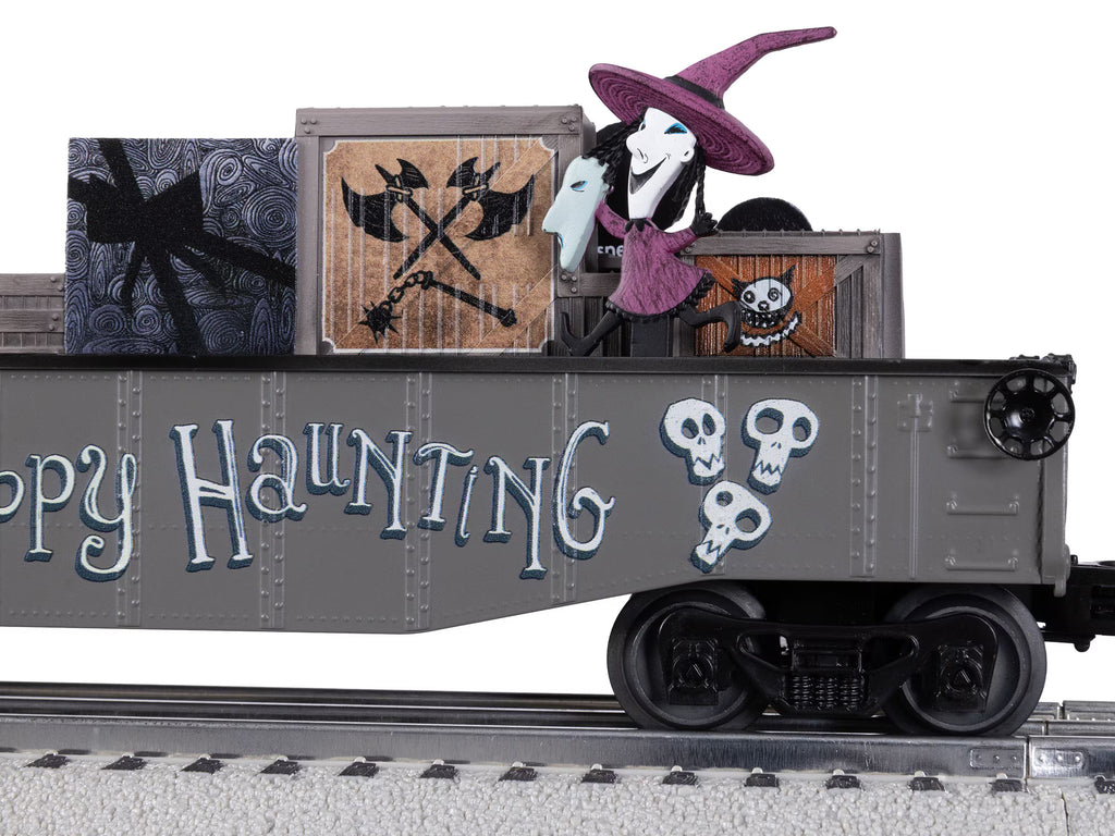 Lionel 2528110 - Nightmare Before Christmas - Chasing Gondola Car "Lock Shock & Barrel"