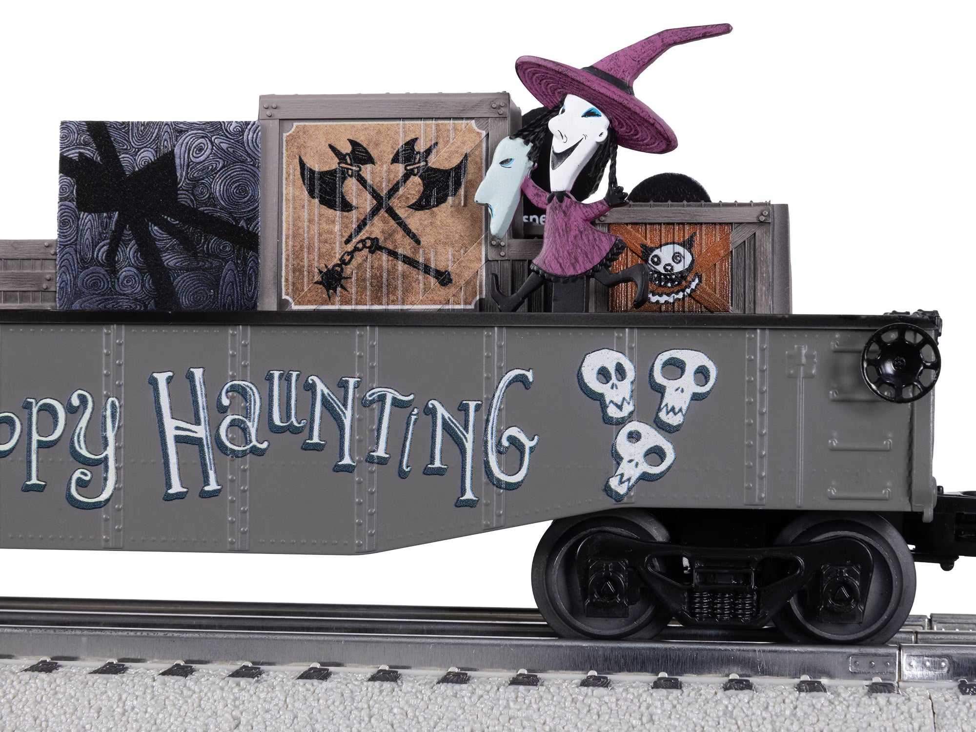Lionel 2528110 - Nightmare Before Christmas - Chasing Gondola Car "Lock Shock & Barrel"