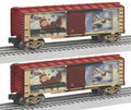 Lionel 2528410 - Thomas Kinkade - Disney Boxcar "Mickey & Minnie Evening Sleigh Ride"