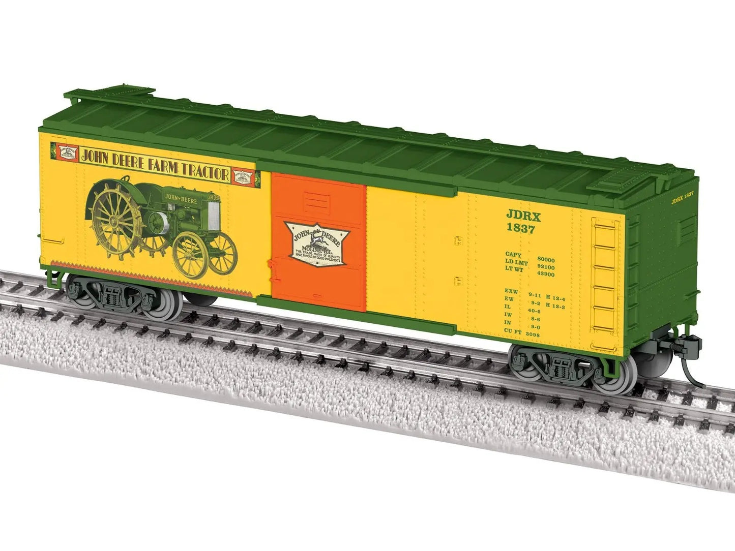Lionel 2554080 HO John Deere Farm Tractor Boxcar