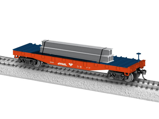 Lionel 2554160 HO Superman Man of Steel Flatcar with I-Beam Load