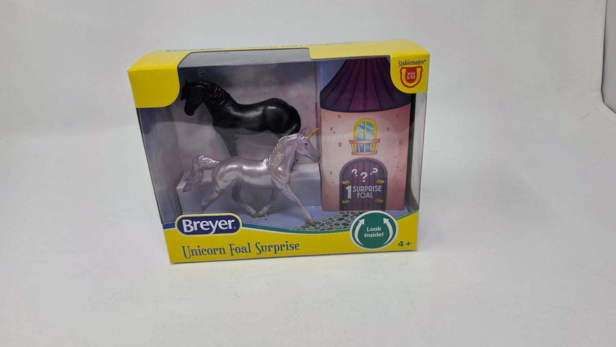 Breyer Unicorn Foal Surprise box front, Enchanted Forest Family