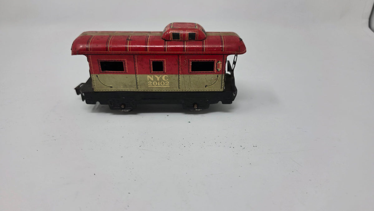 Vintage Tinplate NYC 20102 Caboose — Used (O Gauge)