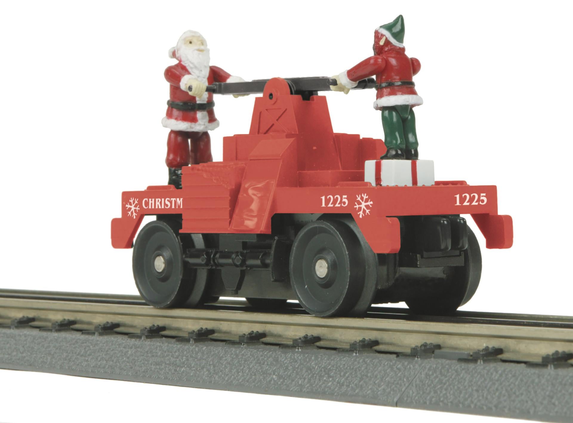 MTH 30-5234 - Operating Hand Car Christmas