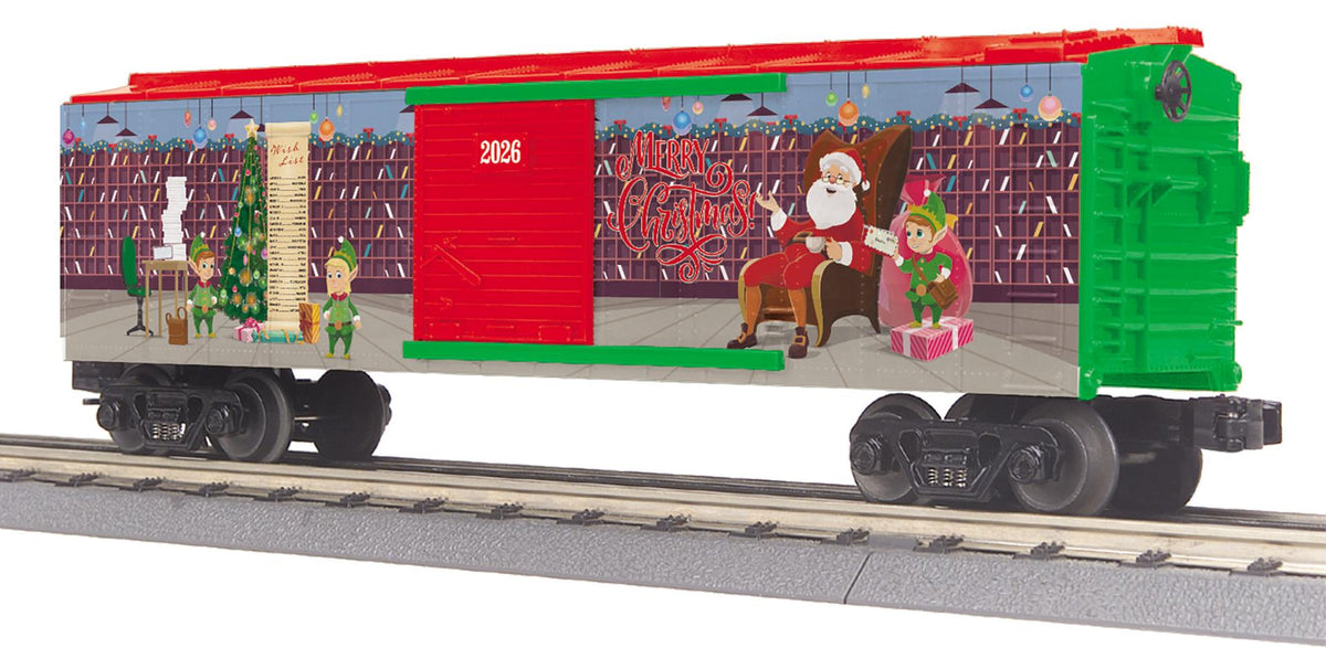 MTH 30-71307 O Christmas Santa's Mail Room Mail Car