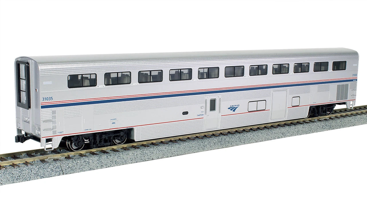 Kato 35-6095 HO Scale Amtrak Superliner I Coach-Baggage Phase VI #31031