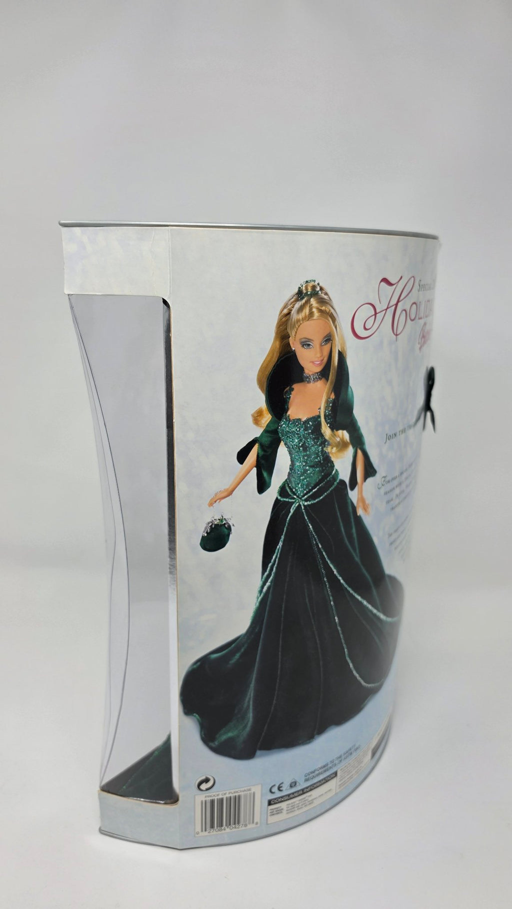 2004 Holiday Barbie box back