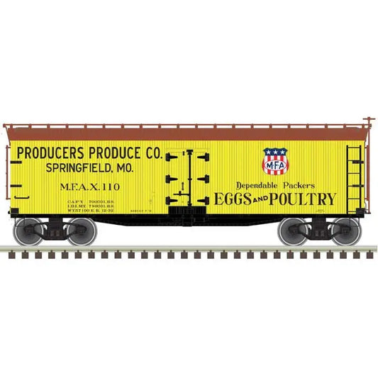 Atlas 20005849 HO Scale Producers Produce Co. 40' Wood Reefer #111