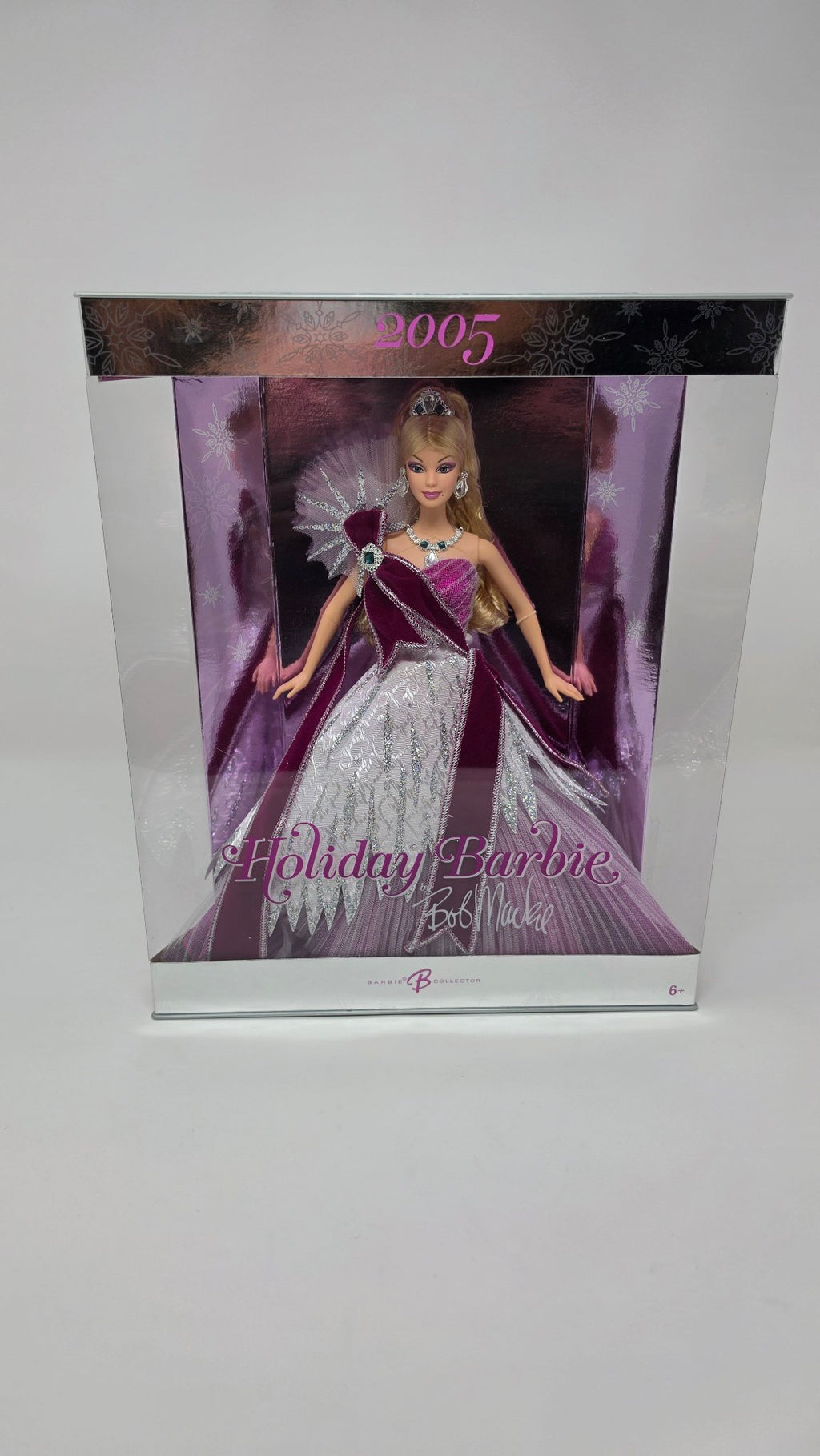 2005 Holiday Barbie by Bob Mackie box front