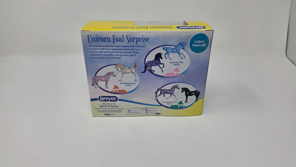 Breyer Unicorn Foal Surprise box back