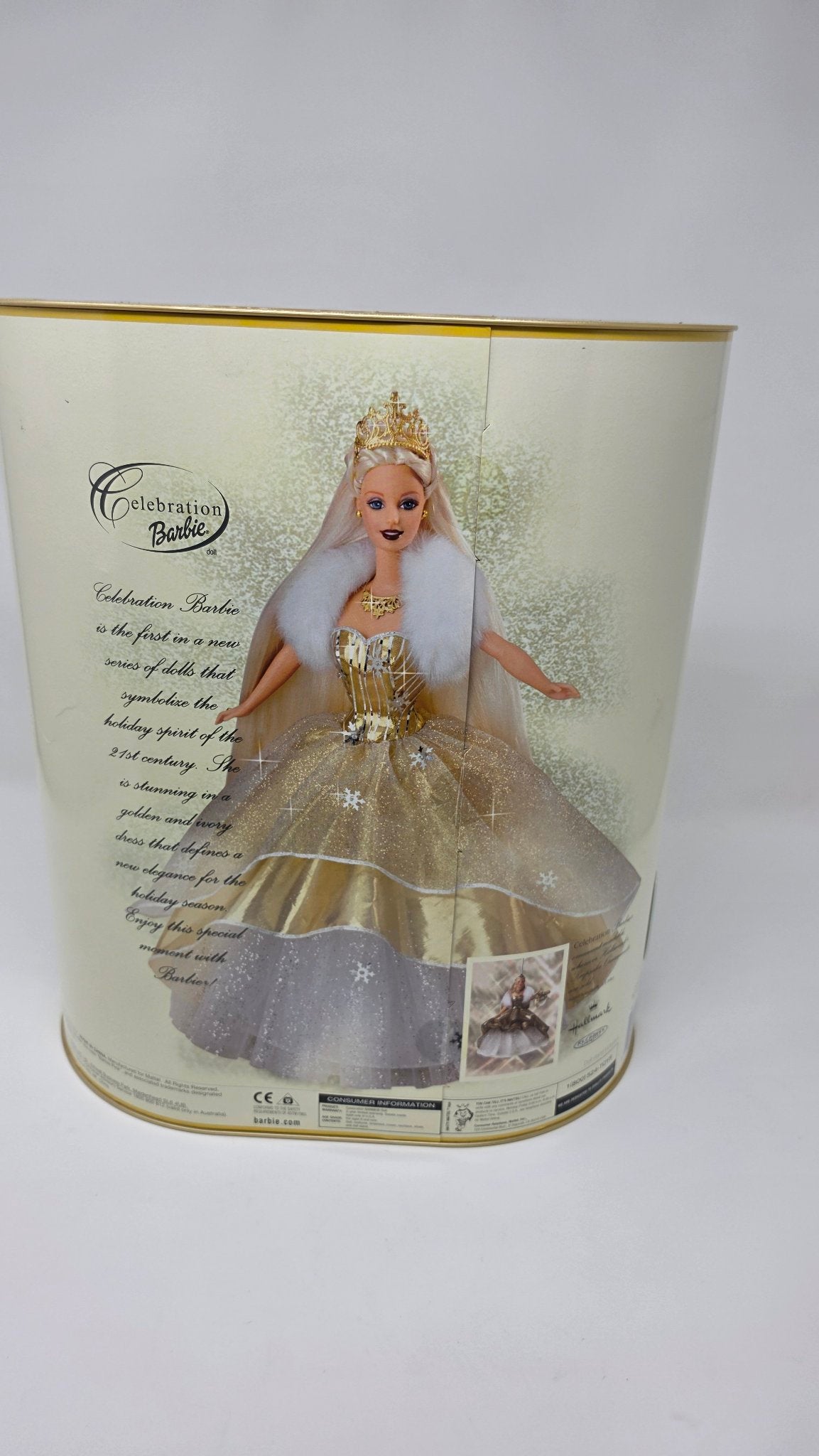 Special 2000 Edition Celebration Barbie box back
