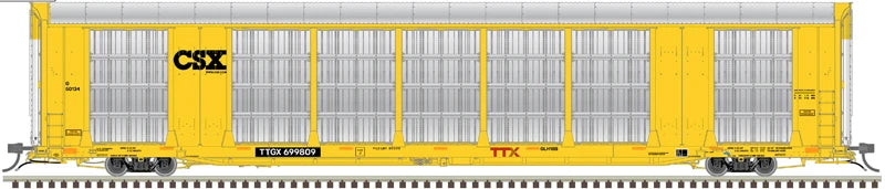 Atlas Master 20007916 - Gunderson® Multi-Max™ Auto Rack CSX* (Yellow/Black) TTGX 699865 - HO Scale