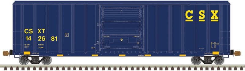 Atlas Master 20007596 - FMC 5347 Single Door Box Car CSX* (Blue/White) 142665 - HO Scale