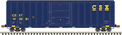 Atlas Master 20007596 - FMC 5347 Single Door Box Car CSX* (Blue/White) 142665 - HO Scale