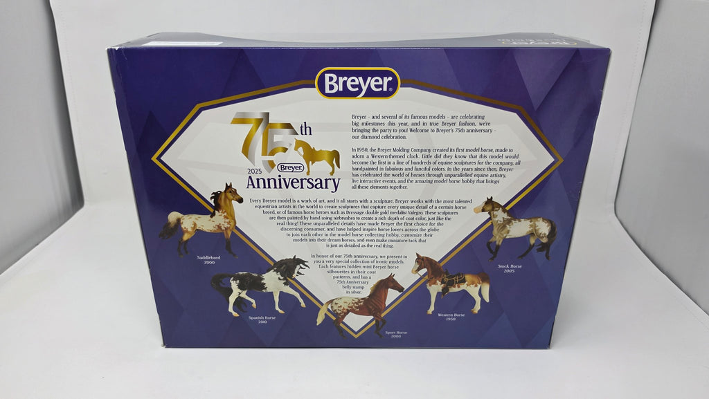Breyer 75th Anniversary Stock Horse, back