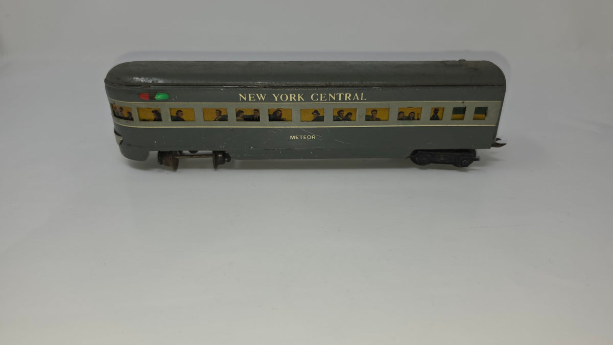 Vintage Tinplate NYC 'Meteor' Observation Passenger Car — Used (O Gauge)