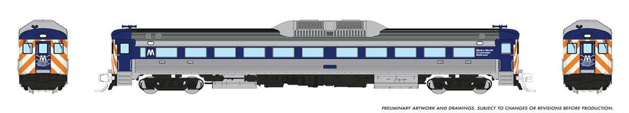 Rapido 516508 N Budd RDC-1 (Ph 1) (DC/DCC/Sound): MTA Metro North
