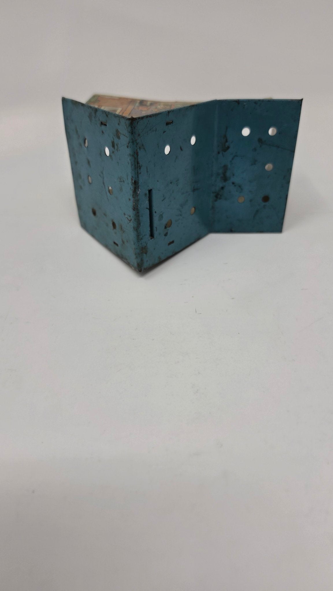 Vintage Tin Litho Bar X Dude Ranch Building Bank — Used