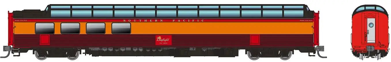 Rapido 575001 N SP Dome-Lounge w/Fluted Sides: SP - Daylight: #3604
