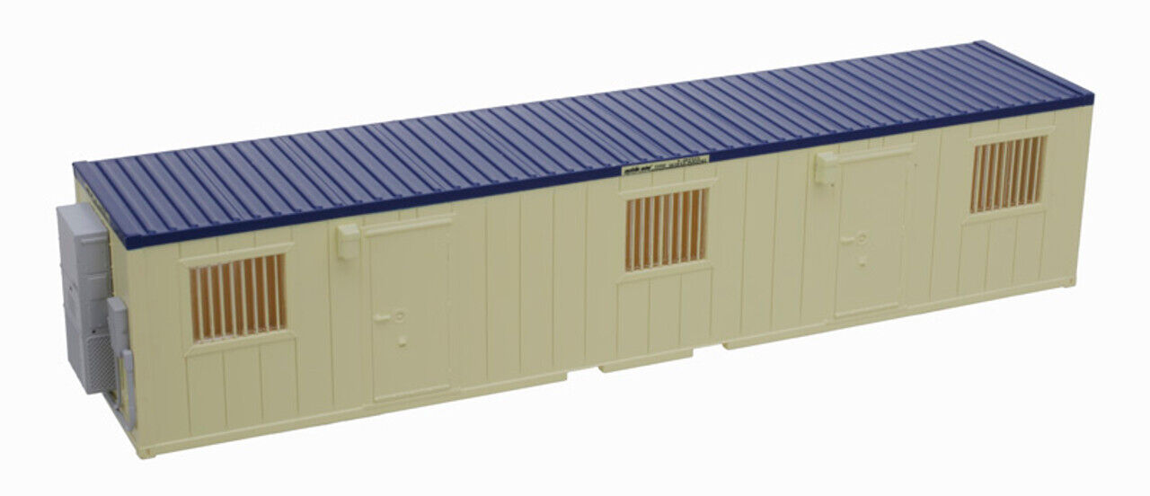 Atlas 70000230 - Mobile Office Container Mobile Mini (Tan/Blue) - HO Scale