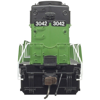 HO GP40-2 SILVER BURLINGTON NORTHERN [FLAG] #3042 (NEW)