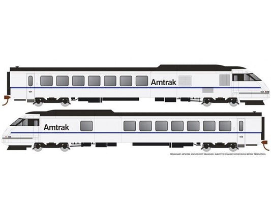 RAPIDO #25006 RTL TURBOLINER - AMTRAK X2000 DEMONSTRATOR