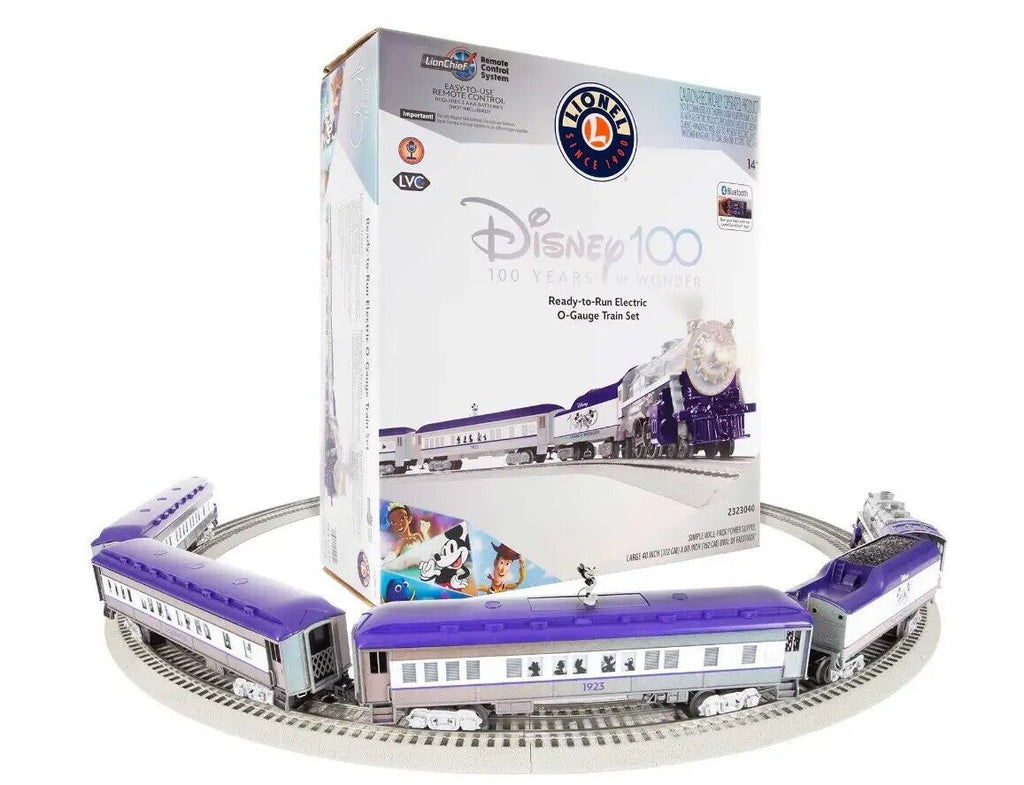Lionel 2323040 O Walt Disney 100th LionChief Bluetooth 5.0 Set
