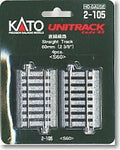 Kato #2-105 2 3/8 Straight Track (4)