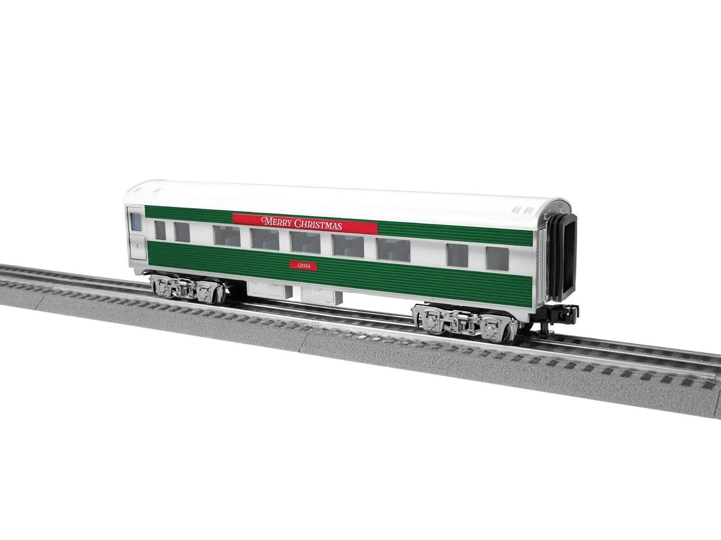 Lionel 2427890 O Christmas Streamlined Passenger Coach #12024