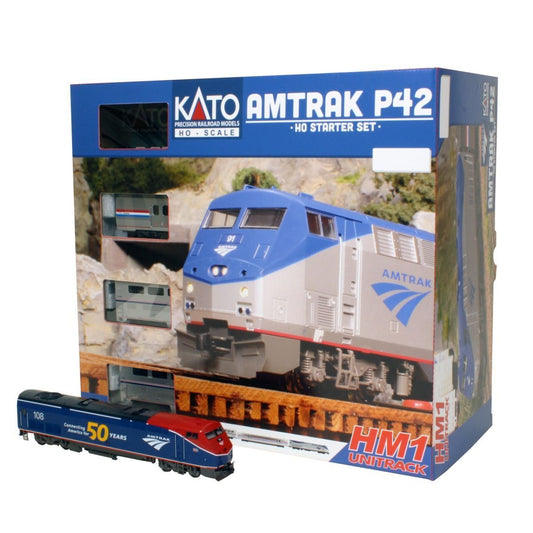 Kato 30-3004, HO Amtrak GE P42 Starter Set