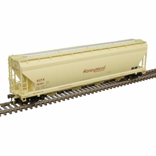 Atlas 20006384 – ACF 5250 Cov. Hopper Honeymead (ACFX) 56981 – HO Scale