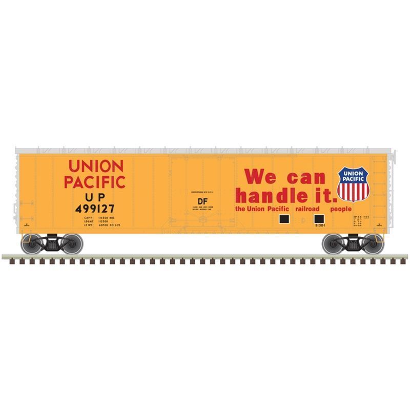 Atlas 20007032 HO Master 50ft Plug Door Boxcar, Union Pacific #499233